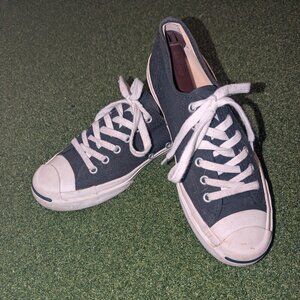 Black Converse Jack Purcell Canvas USM 7 | USW 8.5